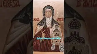 Saint Teresa of Avila Feast Day! &ldquo;When we fast we fast, when we feast we feast!&rdquo; 🤍 #shorts