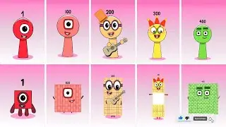 Sprunki Numberblocks Transformation 1 &ndash; 400 vs Numberblocks 1&ndash; 400 | Кто победит? #sprunki #numbe...