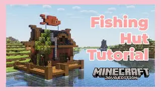 Обучающее видео по созданию рыбацкой хижины жителя деревни в Minecraft!