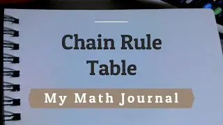 Chain Rule - Table