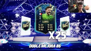 SALEN PUROS TOTS EN LA DOBLE MEJORA 86 FIFA 22 PACK OPENING!
