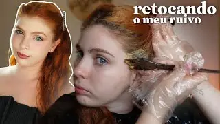Retocando a raiz do meu cabelo ruivo 9.4 Bio Extratus | Duda Guimarães