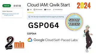 Cloud IAM: Qwik Start || #qwiklabs || #GSP064 || Lab solution #qwiklab #arcade #arcadegooglecloud