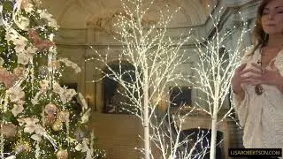 Indoor/Outdoor White Birch Tree with Micro Lights