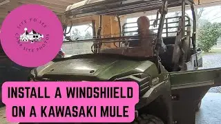 Install a Windshield on a Kawasaki Mule