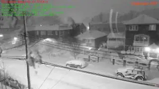 Blizzard SNOW STORM Cam NYC | SOUTH BROOKLYN | 12
