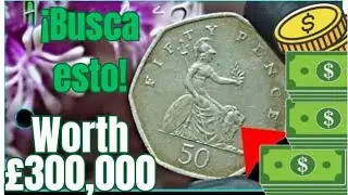 Una moneda rara de 50 peniques est&aacute; valorada en 30.000 libras | Mucha gente no lo sabe