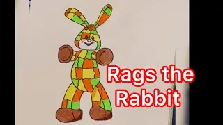 Rags the Rabbit Threads Characters from Everland Entertainment || Rags the Rabbit drawing tutorial