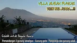 Villa murah di puncak view bagus - Hub WA 083811590348
