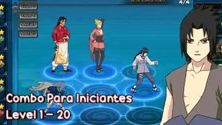Comps de COMBOS para Iniciantes (Level 1-20) 🔥 | Naruto Online