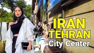 IRAN - Walking In The City Center Tehran 2022 Nofel Loshato Street ایران