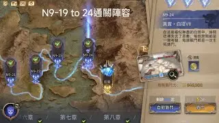 境界守望者 N9-19 to 24通關陣容