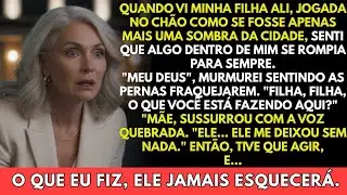 Encontrei minha filha dormindo na rua após meu genro ir morar com a amante. Então eu agi e fiz ele…