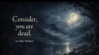 Consider You are Dead - SIFAT SHIKDER | Deep Spiritual Awakening Poetry | English poem