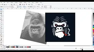 Gorilla Mascot Very Simple Tips & Tricks -CorelDRAW Best Techniques For Beginners -  Ahsan Sabri
