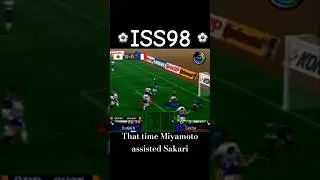 That time Miyamoto assisted Sakari #ISS98 #Corner #Goal