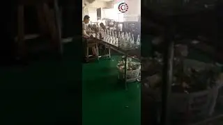 Cold wet glue glass bottle paper label stick ers automatic labeling machine label applicator line