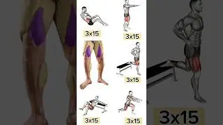 legs workout at home healthy zone ⏰️ 5min best legs muscle workout #workout #legs #gym