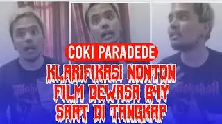 Coki Paradede Klarifikasi Nonton Film Dewasa G4y Saat Di Tangkap