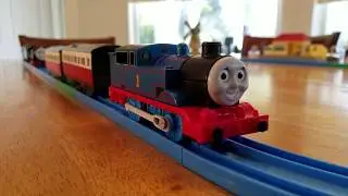Thomas, and Hiro Steam Alongs Customs at Table Salt Station