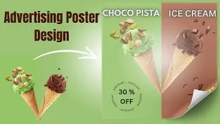 Advertising Poster Design #Canva  #Graphicdesigner #Videoeditor #Socialmediamanager