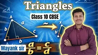 1Triangles || Class 10 CBSE || Maths ||Mayank&nbsp;sir
