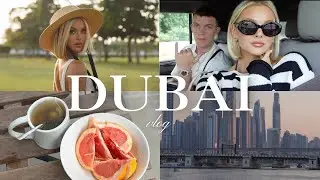 DUBAI VLOG 🛥 photoshoot, yacht day, wellness spa, high protein meal ideas