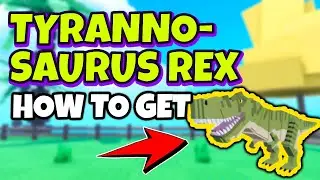 How to Get TYRANNOSAURUS REX in RAISE ANIMALS Roblox - Complete Location & Taming Guide