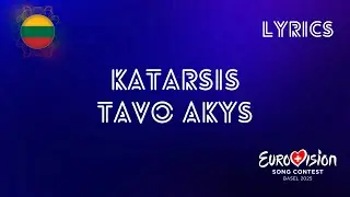 LYRICS | KATARSIS - TAVO AKYS | EUROVISION 2025