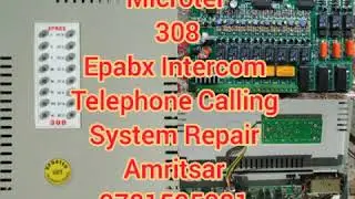 Microtel 308 Epabx Intercom Telephone Calling System Repair Service Amritsar 9781595981