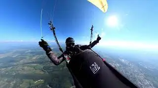 Du parapente pour rechercher le frais pendant la canicule
