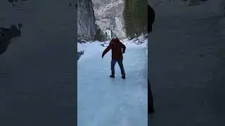 Banff&rsquo;s Winter Wonderland: Grotto Canyon Adventure 🇨🇦 | Scenic Rockies Journey
