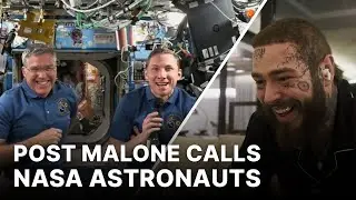 Post Malone призывает астронавтов NASA отправиться в космос по случаю Дня Земли