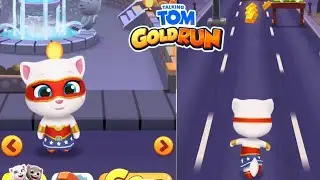 Talking Tom Gold Run &ndash; NEW Angela Is Here! Amazing Gold Chase!