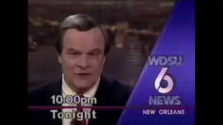 WDSU (NBC) News Tease 1989