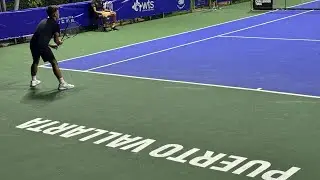 Andre Ilagan vs Alan Magadan at the 2024 Partners Open Puerto Vallarta - ATP Challenger Tour 🇲🇽🎾🌴