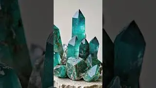 Emerald Phantom Quartz Crystals 💎 Calm the Mind Music 🧘 #meditationmusic #crystals
