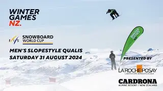 LIVE! FIS SNOWBOARD SLOPESTYLE WORLD CUP - Qualifiers | WINTER GAMES NZ