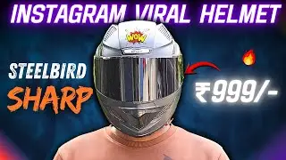 Steelbird SBH-25 Sharp Helmet @₹999 Only 😱| Unboxing and Review | Most Viral Helmet 🔥