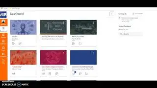 Canvas Dashboard VUB
