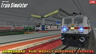 Misty Evening Journey on 20862 Ahmedabad - Puri Weekly SF Express (via Sambalpur) | MSTS LIVE