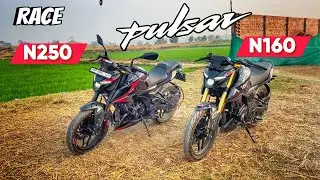 2026 Bajaj Pulsar N160 vs N250 Drag Race 🔥🤯 