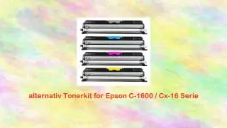 4er Set Premium Lasertoner Xxl for Epson Aculaser