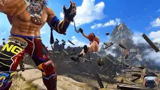 King vs Asuka at Ortiz Farm 💥 Tekken 8 Epic Battle