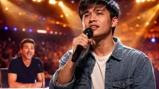 Heartbroken Filipino Singer Leaves Simon Cowell Speechless | Celine Dion I Love You Audition on AGT