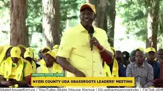 MLINIPA URAIS, SASA NIMEKUJA NA REPORT CARD. PRESIDENT RUTO POURS HIS ACHIEVEMENT IN NYERI
