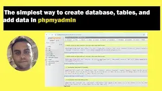 ❓ How to Build a Database and Insert Data in phpMyAdmin Easily⚡ Practical Example for Beginners