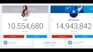 Tati & Jeffree Star Canceld - James Charles Rising Again - Live Subscriber Count