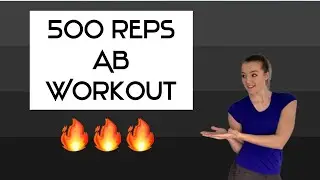 500 REP ABS WORKOUT CHALLENGE // intense | lucyb_fit