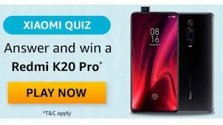 Amazon Xiaomi Quiz Answers Today | Win Redmi K20 Pro | Prime Day Launches | FunZone 23 July 2020